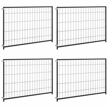 Gyvūnų narvas be durų Juoda 300 x 100 x 70 cm Plienas