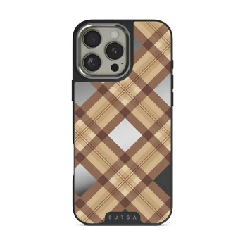Coffee Break - iPhone 16 Pro Max Case, Elite Mirror Dark (MagSafe) / Silver
