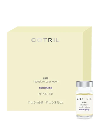 Cotril LIFE intensyvus galvos odos losjonas DENSIZING 14*6 ml