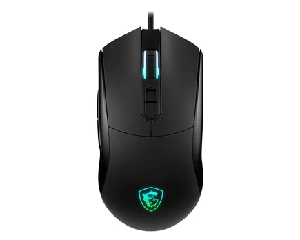 MSI Forge GM320 Pelė žaidimams, Juodas, USB
