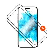 FIXED Full-Cover tempered glass with applicator for Apple iPhone 17, 2pcs, juodas kaina