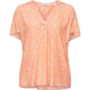 Palaidinės moterims, Oranžinė, ski/v neck Tops