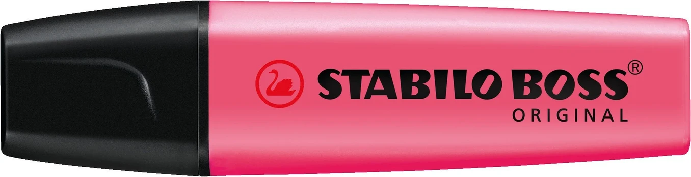 Teksto žymeklio papildymas STABILO BOSS rausvas