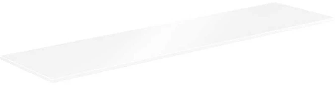 Mexen Uni vonios spintelės stalviršis, 220 cm, Baltas matt