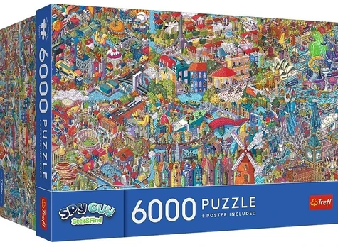 Trefl Dėlionė 6000 PremPlus SpyGuy CityBreak 81049