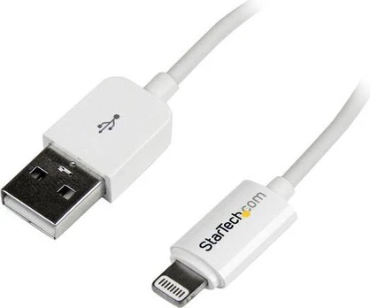 Laidas StarTech, USB/Apple Lightning, 3 m, balta