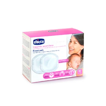 Chicco Antibakteriniai krūtų įklotai, 30vnt.