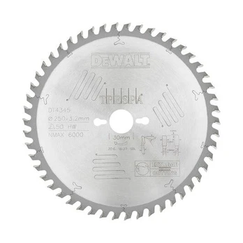 Pjovimo diskas medienai DeWalt DT4345; 250x30 mm; 50T