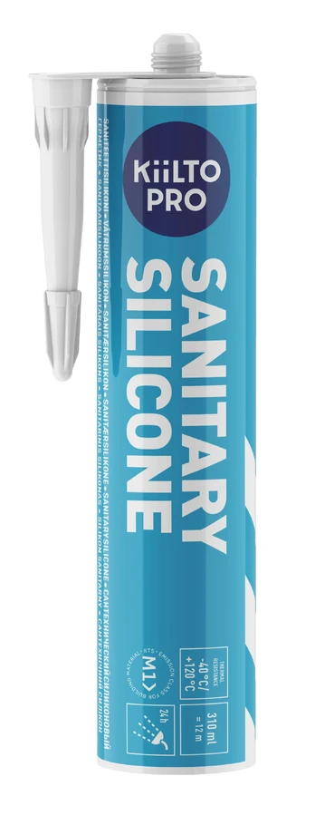 Silikonas Kiilto KESTOSIL (50 juoda), 310ml