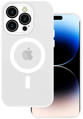 Tel Protect Magmat dėklas skirtas Apple iPhone 13 Pro baltos spalvos