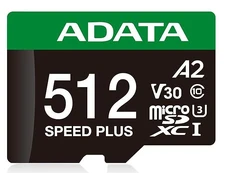ATMINTINĖ MICRO SDXC 512GB UHS-I / UD512GUI3V30A2SP-RA1 ADATA kaina