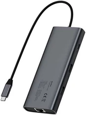 Fuj:tech 9 portin USB-C hubi, 100 W PD