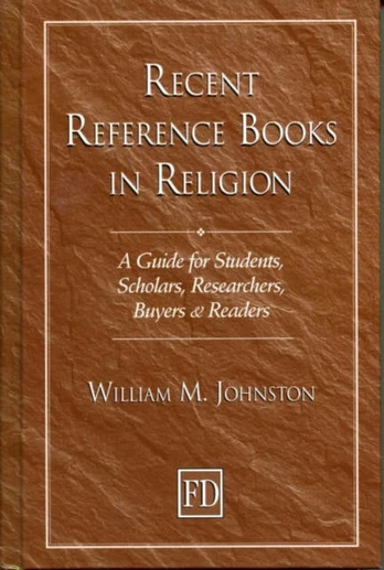 Recent Reference Books in Religion