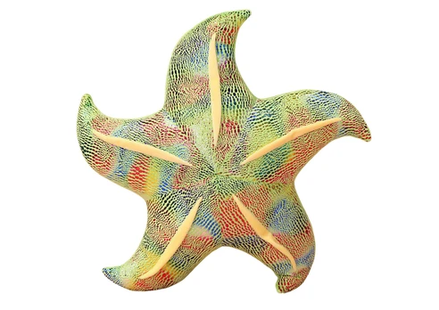 Pliušinis žaislas jūrų žvaigždė Pillow, žalias, 20 cm