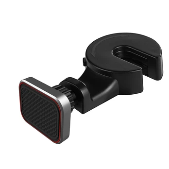 Oem Magnetic car holder headrest mount Type 2 juodas-red