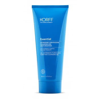 KORFF Essential Purifying Cleansing Gel Valomasis veido gelis, 200ml