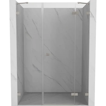 Dušo durys Mexen Lunar Right, 140 cm x 200 cm, nikelio