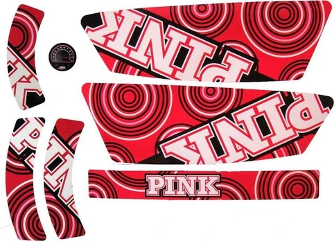 Berg XL Frame - Sticker set Compact Rožinė