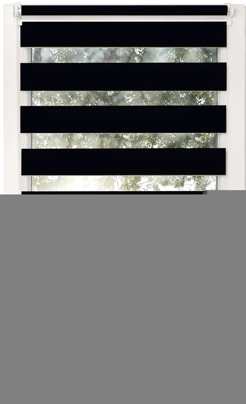 Ritininė užuolaida Karpol Basic, juoda, 105 cm x 150 cm