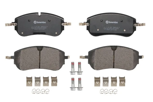Stabdžių trinkelių rinkinys, diskinis stabdys BREMBO P36038
