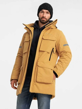 men's jacket yellow