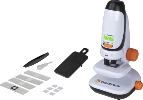 Celestron - Kids Microscope with Phone Adapter