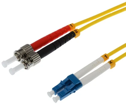 Verschiedene helos LWL Patchkabel 9/125µm OS2 LC/ST 20,0m