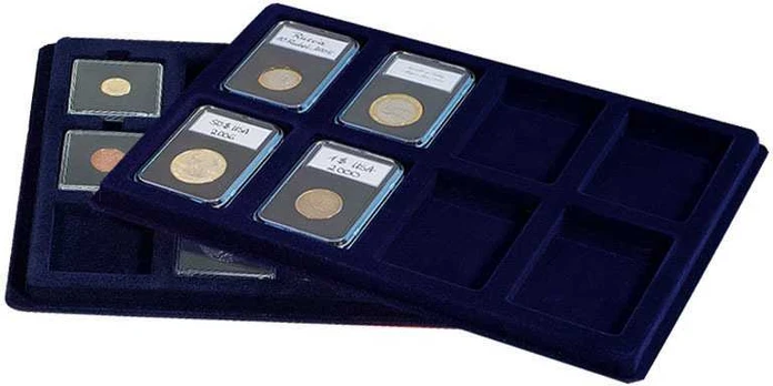 Dėklai CARGO TAB Large - mėlyni (38 x 38 mm)