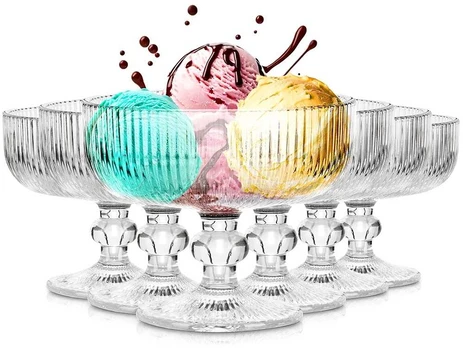 Stiklinės deserto taurės Vilde 270 ml, 6 vnt.
