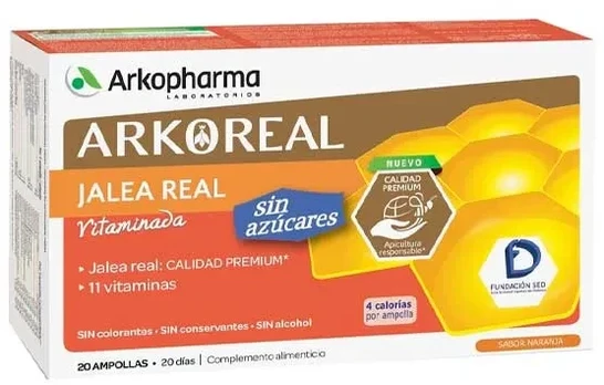 Arkopharma Arkoreal Jelly Light Low Sugar 1g 20 Ampules