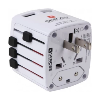 Universalus kelioninis 2x USB kroviklis - EU USA AUS UK