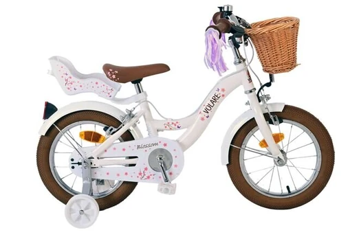 Vaikiškas dviratis Volare Blossom 14", baltas, Wit