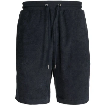 Šortai vyrams, Mėlyna, Terry piped short