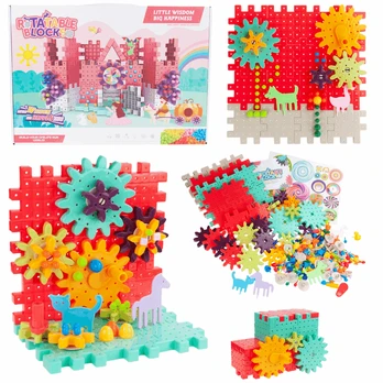 Konstruktorius Rotatable Blocks Little Wisdom, plastikas