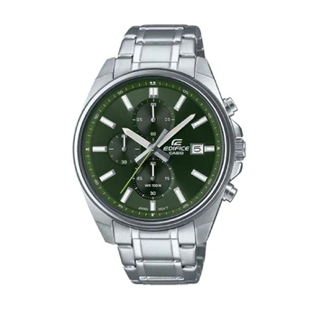 Laikrodis vyrams Casio EFV-610D-3CVUEF Žalia Sidabras