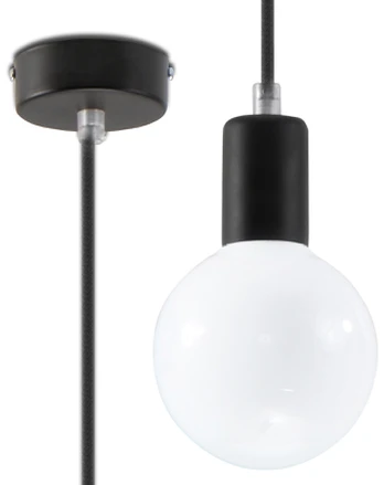 Šviestuvas lubinis Sollux Edison 1, 60 W, E27