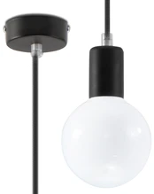 Šviestuvas lubinis Sollux Edison 1, 60 W, E27 kaina