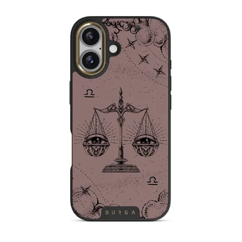 Libra - iPhone 17 Case, Elite Dark (MagSafe) / Gold / Pink