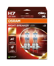 Osram night breaker 220 h7 kaina