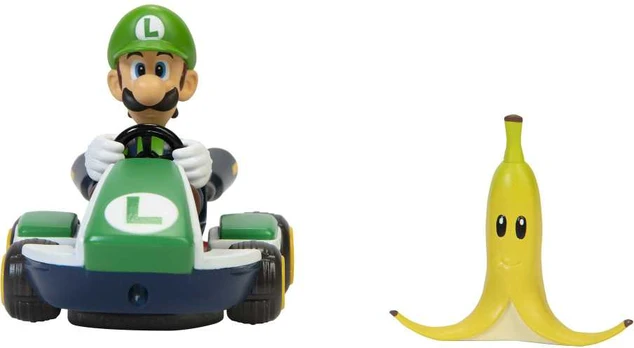 Jakks Pacific Nintendo - 6,5cm Spin Out Mario Kart - Luigi (408754)