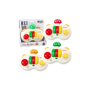 Lean Toys Console Pad Interactive Sensory Mushroom For Kids Lights Sounds
