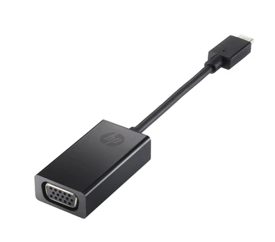 HP P7Z54AA 0,076 m VGA (D-Sub) C tipo USB Juoda