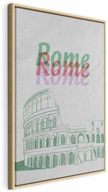 Artgeist Paveikslas - Rome in Watercolours (1 Part) Vertical