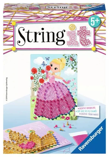 Ravensburger kūrybinis rinkinys „String it Mini: Princesė“, nuo 7 m.