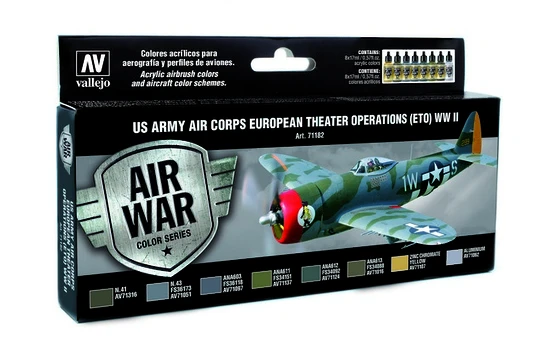 71182 Air War US Army Air Corps ETO WWII 8 x 17 ml