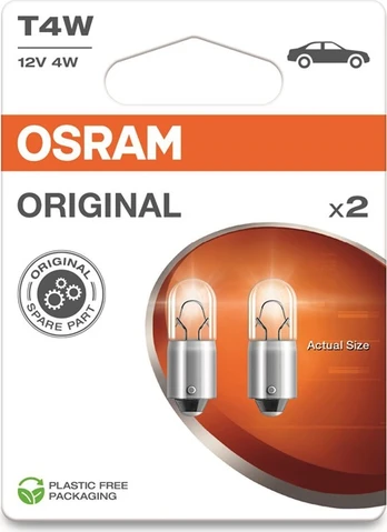 Osram LEMP AUT OSRAM 3893-02B 4W 12V BA9S LF