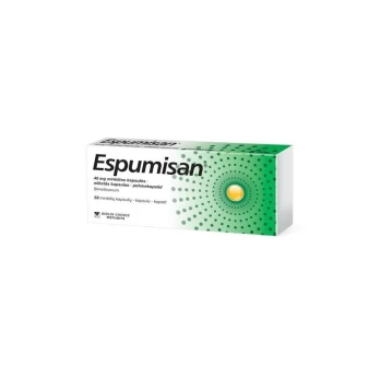 ESPUMISAN 40 mg minkštosios kapsulės N50