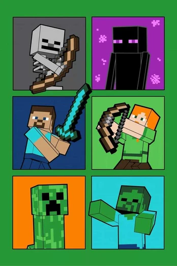 "Minecraft" pledas vaikams 100x150 cm
