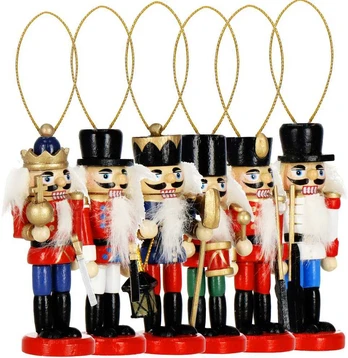 Springos CA1107 KALĖDINĖS SPRIEGTUKĖS ORRANMENTAS 8 CM 6 Vnt.