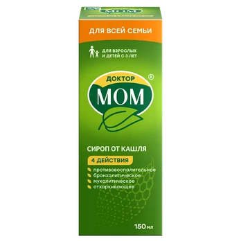 DOKTOR MOM sirupas nuo kosulio, 150 ml